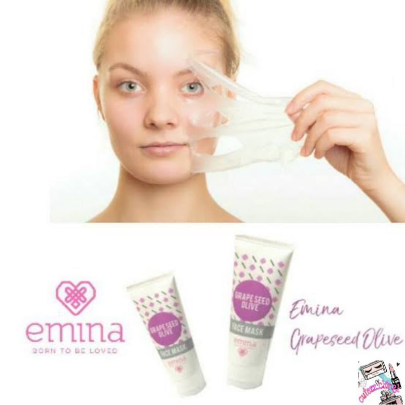 ☃Cutezz_Ching1☃Emina Grape Seed Olive Face Mask