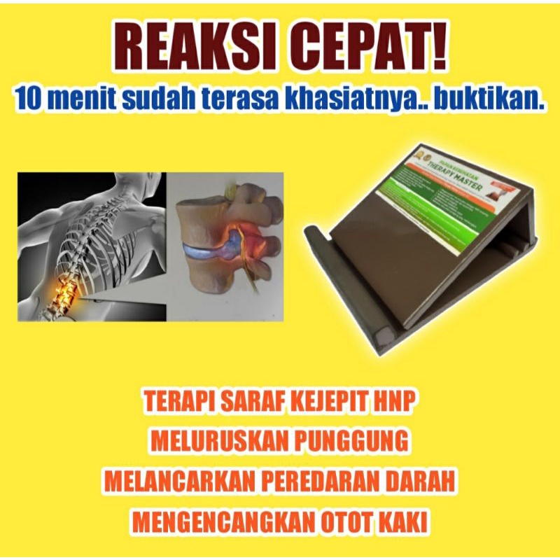 Terapi Pinggang Saraf Kejepit / Papan Terapi HNP / Alat Terapi Pinggang