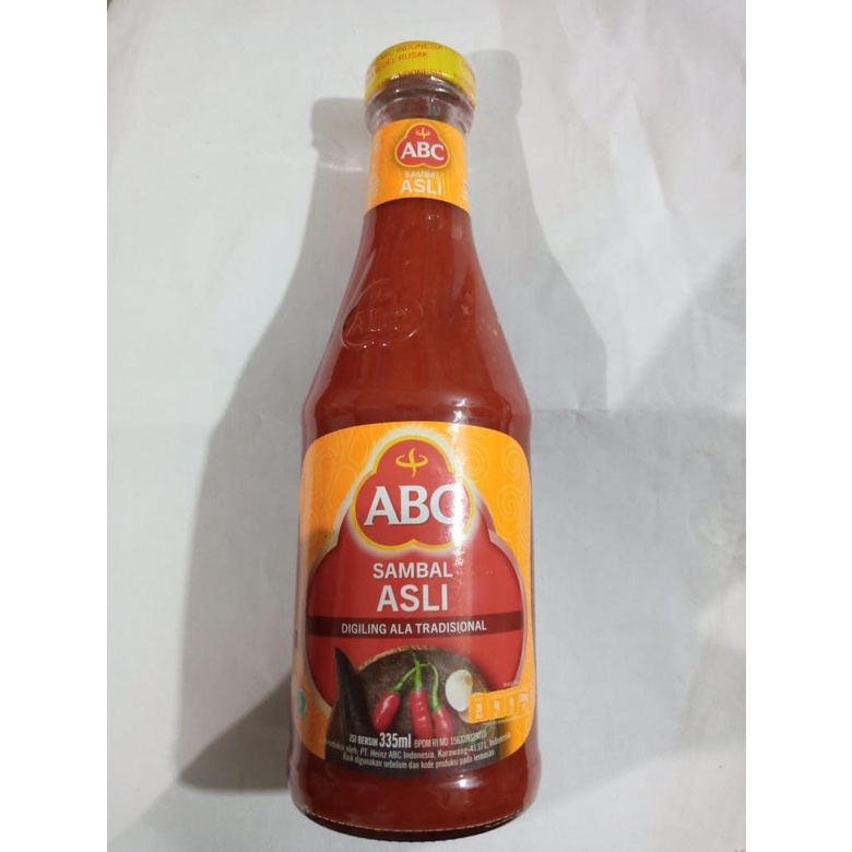 

Saus ABC sambal Asli 335 ml Pasar Murah Bekasi Kemasan Baru