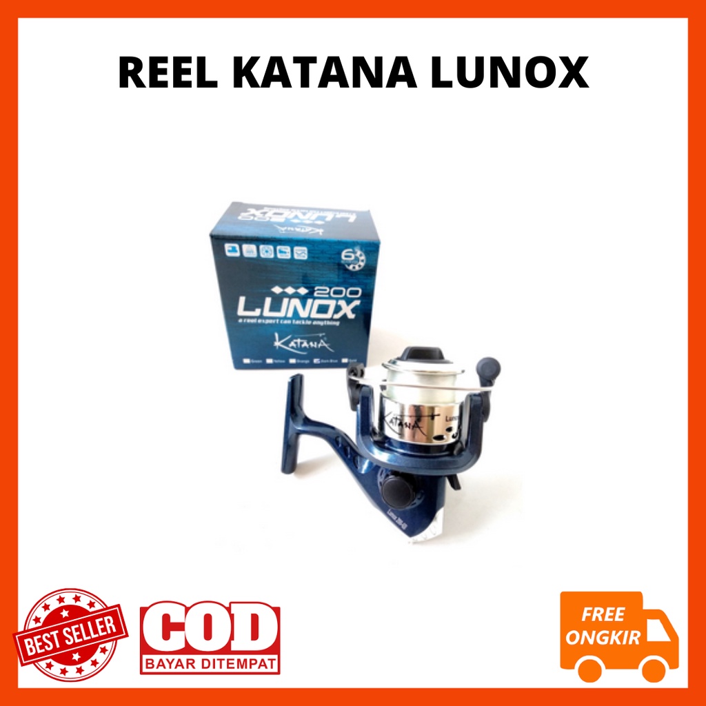 Reel Pancing KATANA LUNOX 200 FREE SENAR Sangat MURAH JAPAN QUALITY