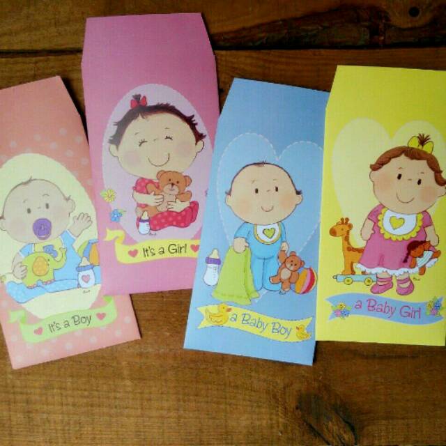 

Kertas Angpau Ulang Tahun Cute Design (8 pcs)