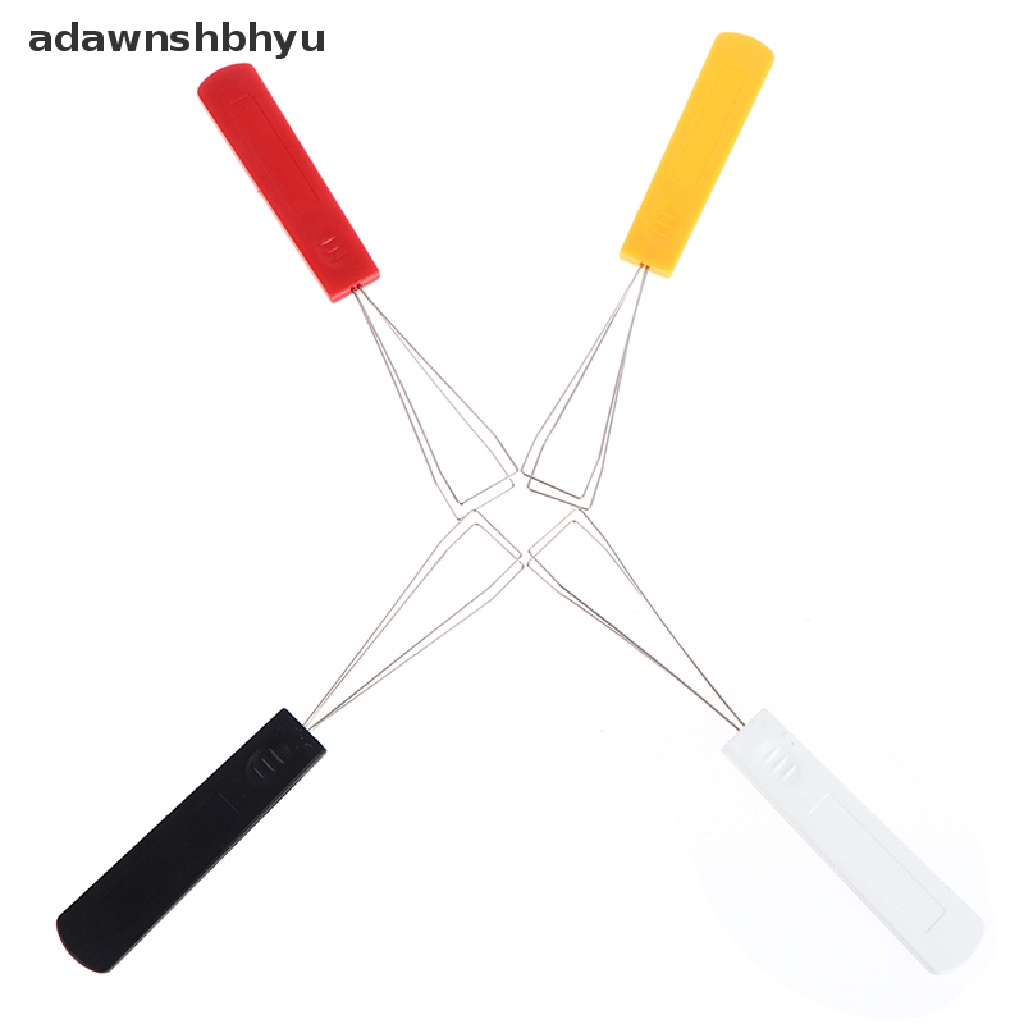 Adawnshbhyu Kawat Baja Keyboard Keycap Puller Gagang Plastik Remover Alat Pembersih