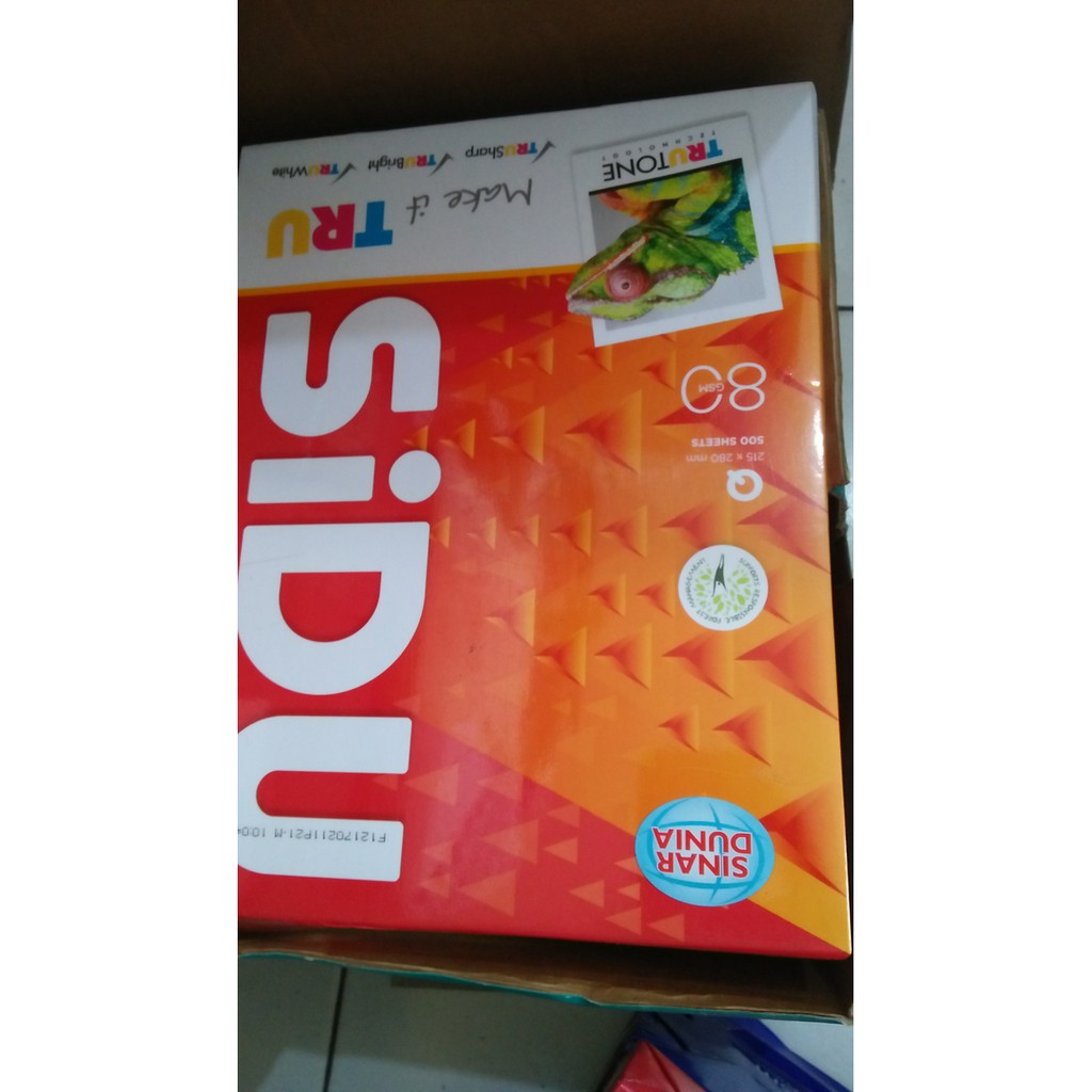 

HVS quarto 80gsm SIDU