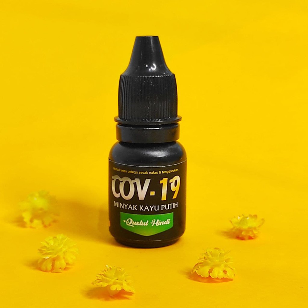 Minyak Cov-19 QUSTHUL HINDI OIL + Kayu Putih (Herbal Tetes Pelega Sesak Nafas)