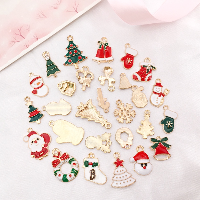 [Christmas Products]5Pcs Christmas Fashion Metal Alloy Pendant Drop Ornaments