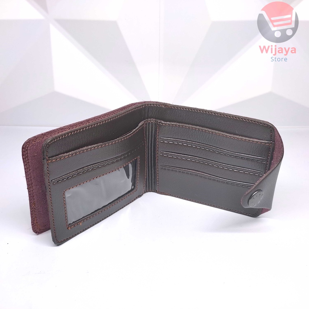 Dompet Pria Kulit Sintetis Like PU Leather Lipat Pendek Panjang Volcom Ripcurl Surfing