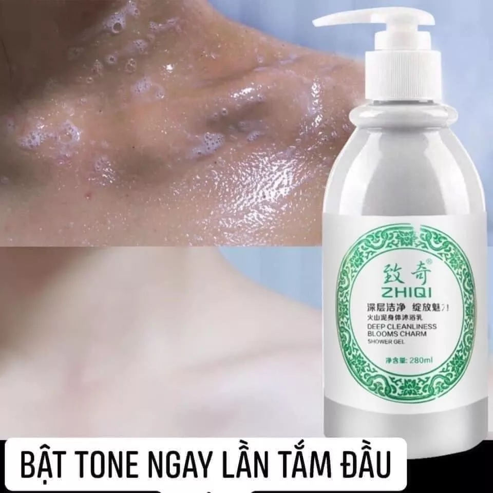 [100% Asli] Zhiqi Sabun Lumpur Vulkanik Pemutih Pencerah Badan  Sabun Pemutih Badan dan Wajah Sangat Ampuh  Menghaluskan Melembabkan Kulit Body Wash