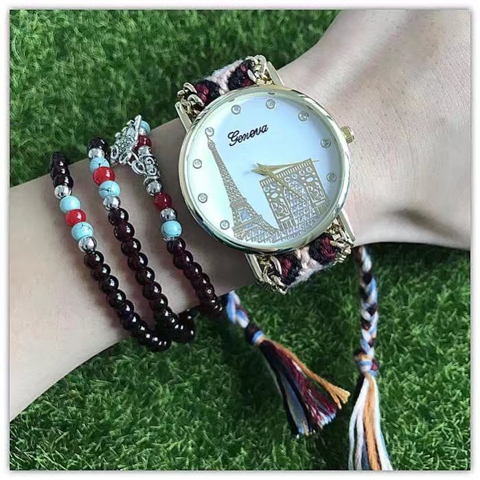 Jam Tangan Remaja & Wanita Tali Rajut Edge-1