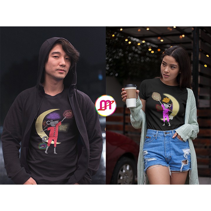  Kaos  Couple  Keluarga  Edisi Imlek Shio Tikus Gong Xi Fa 