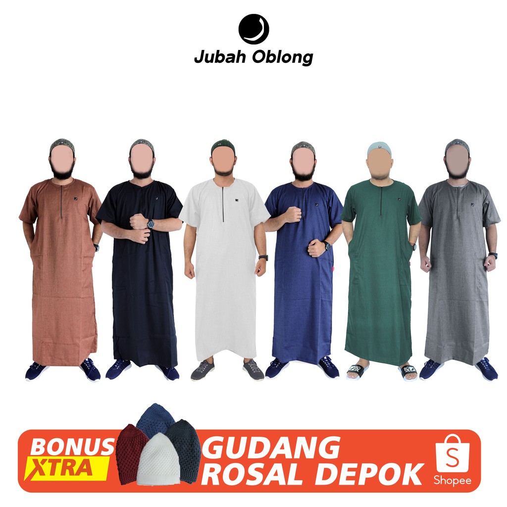JUBAH OBLONG Jubah Pria Baju Gamis Pria