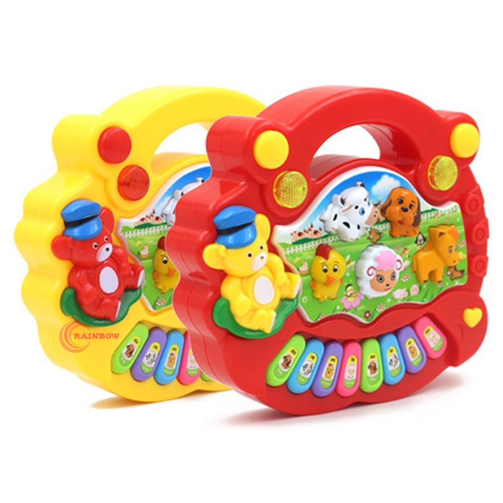 Animal Farm Piano Mainan Musik Anak dan Bayi / Mainan Edukasi Anak Animal Farm Piano / Music Piano Toy / Animal Farm Piano - Mainan edukasi Anak dan Bayi - WARNA ACAK / RANDOM