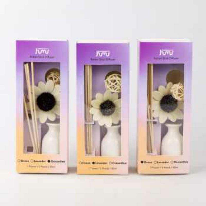 Parfum Ruangan Diffuser Rattan Sticks 30ml Taffware HUMI