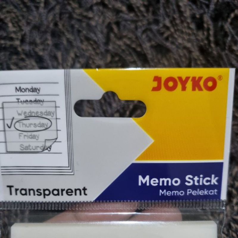 Joyko Memo Stick Transparent MMS-32