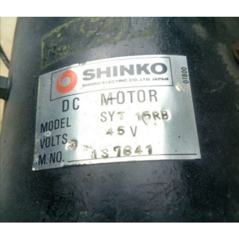 SYT13RB RUNNING DC MOTOR SHINKO EX FORKLIFT 45V DC