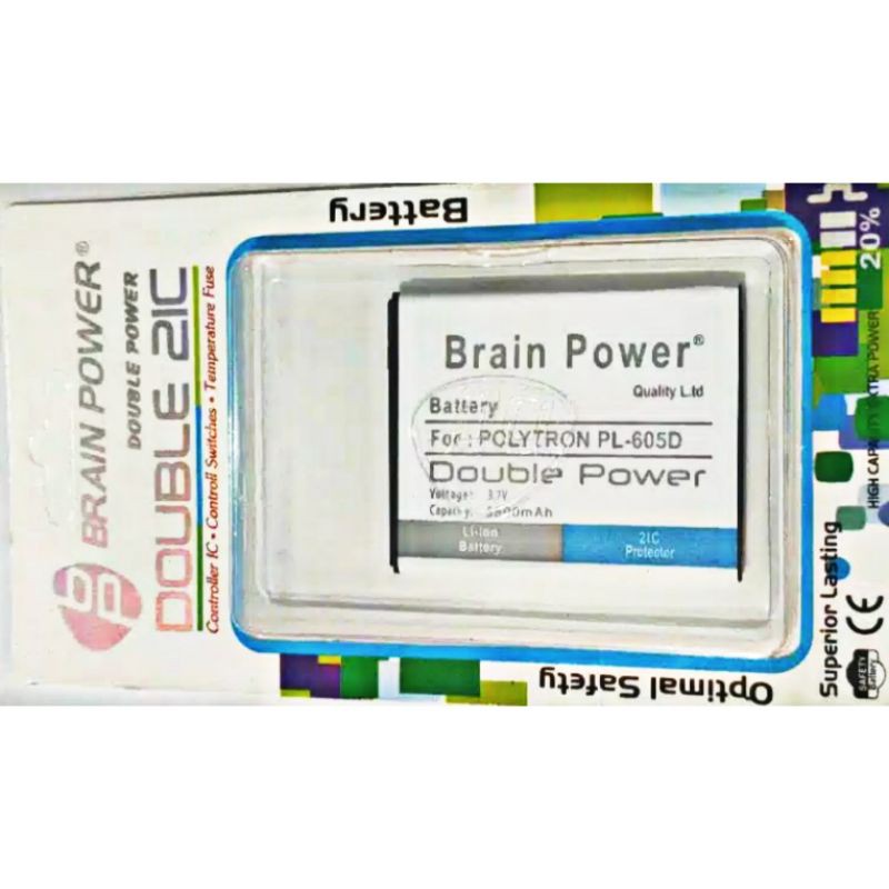 Batre battery baterai polytron rocket S1 R2452 PL-605D brain power