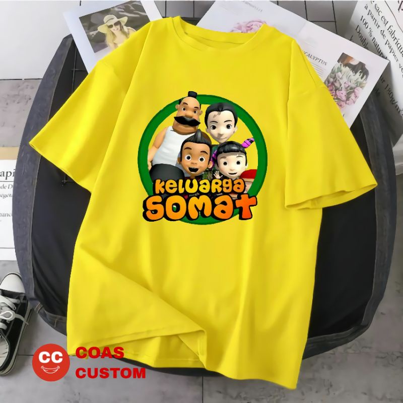 BAJU KAOS KELUARGA SOMAT ANIMASI ANAK