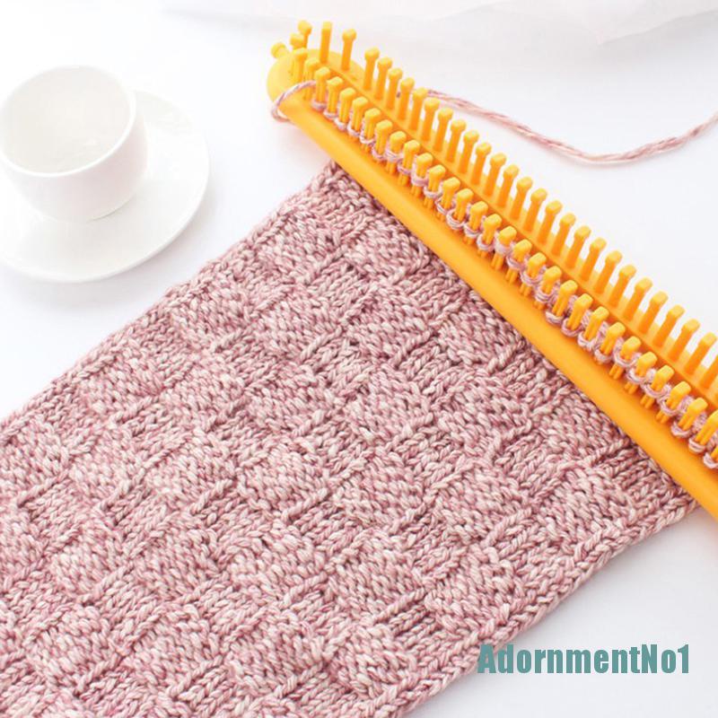 [AdornmentNo1]Knitting Looms Yarn Long Ring Knitter Craft Set Sock Scarf Hat Sweaters Tool