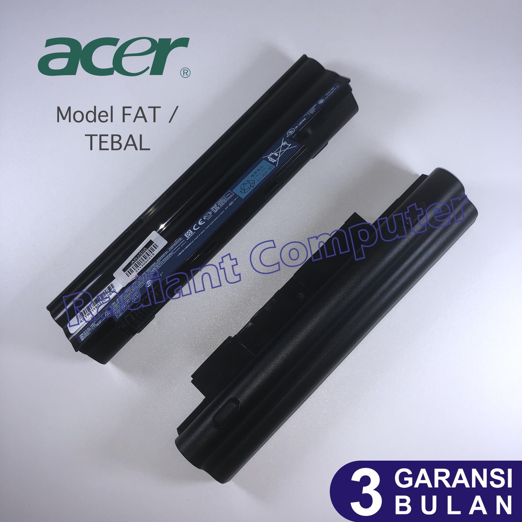 Baterai Acer Aspire One 522 722 D255 D257 D260E D260 D265 D270 BLACK