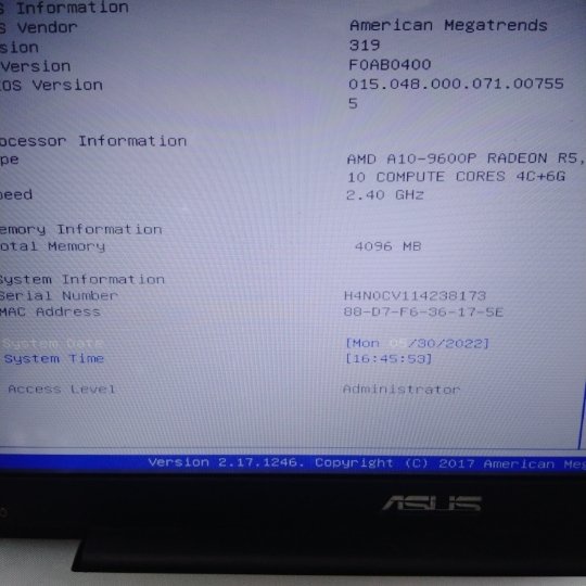 mainboard Asus X555QG AMD A10 - Motherboard Asus X555QG AMD A10