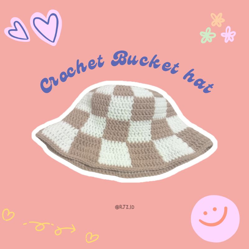 Topi Rajut/Bucket Hat/Topi Anak/Topi Dewasa