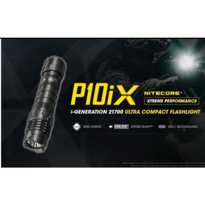 Senter Nitecore P10iX 4000 Lumens