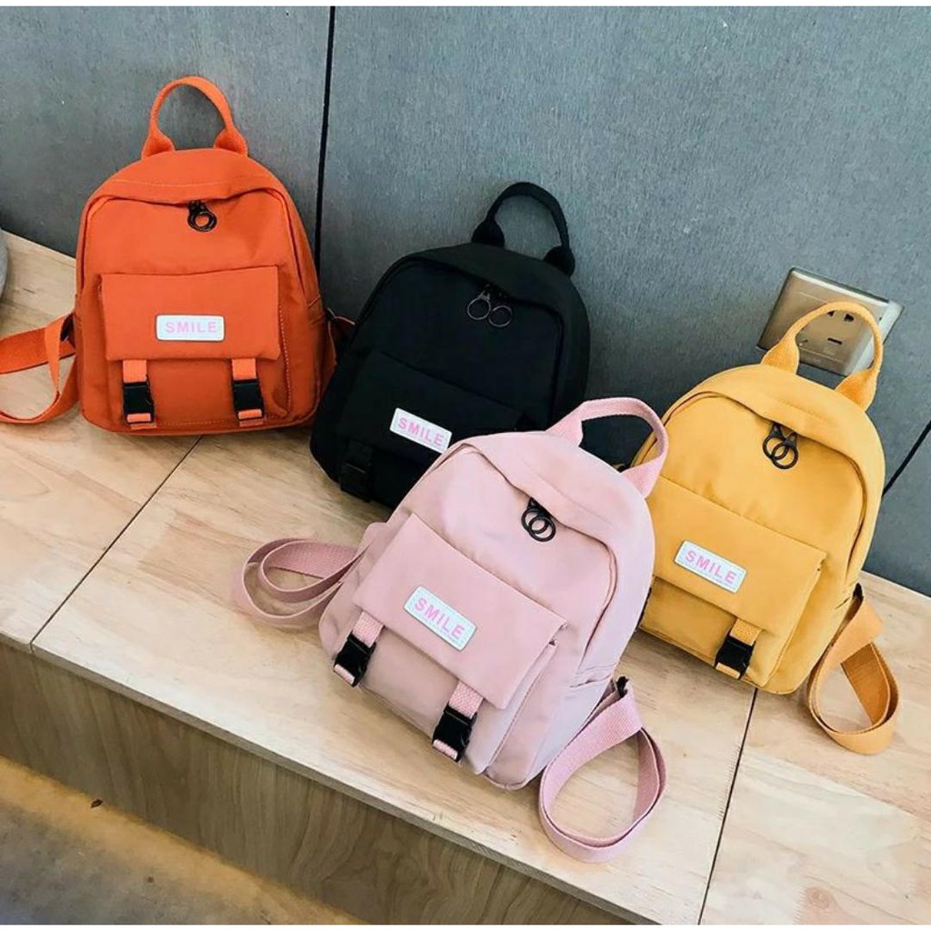 Tas Ransel Mini Wanita // TAs Gendong Kecil // TAs Gendong Mini SMILE