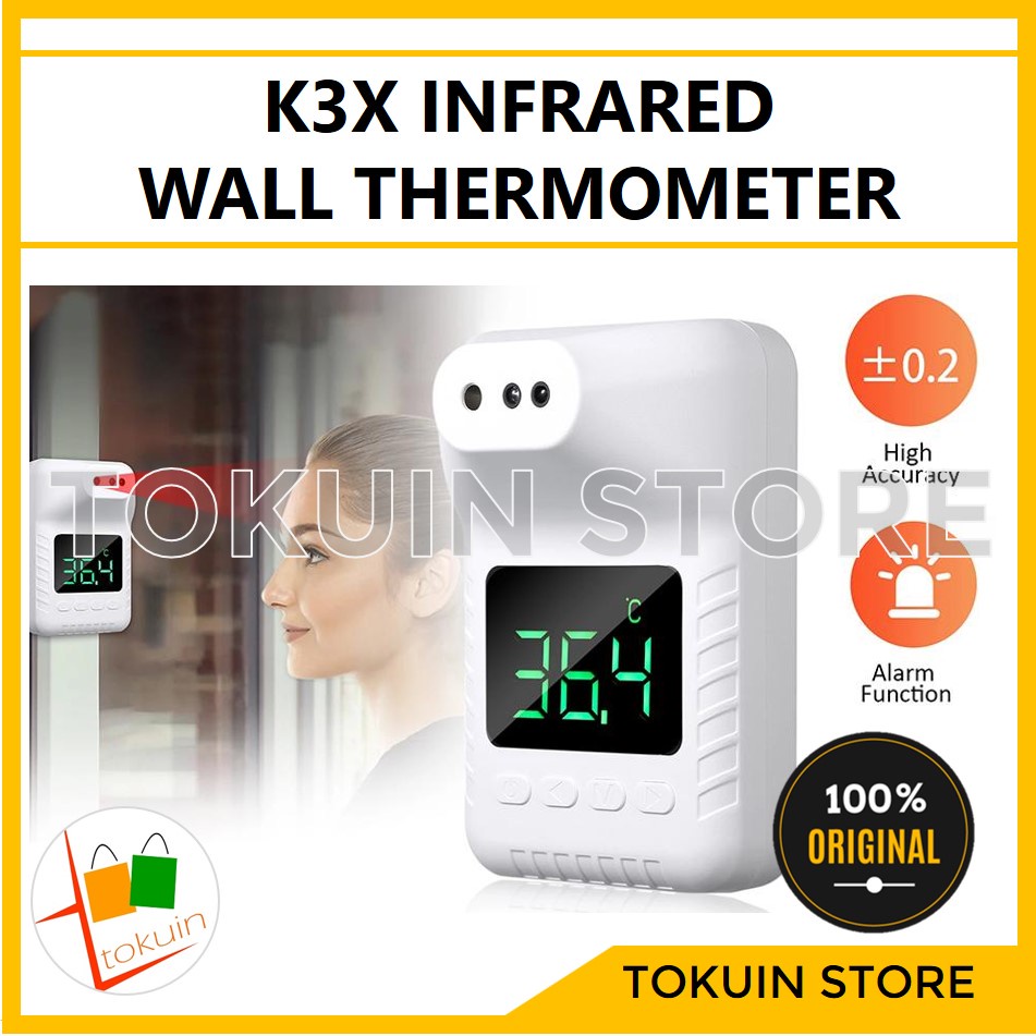 K3X Termometer Dinding Infrared Non Contact Wall Thermometer Suhu K3 X