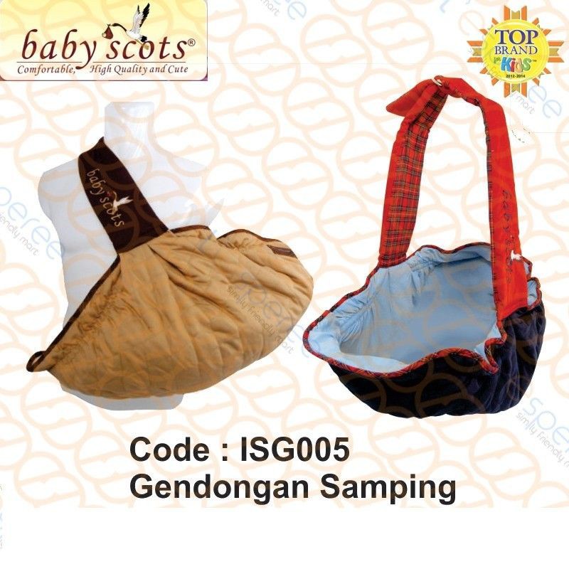 Gendongan Bayi Samping Baby Scots / Gendongan Baby Scots Slingrider