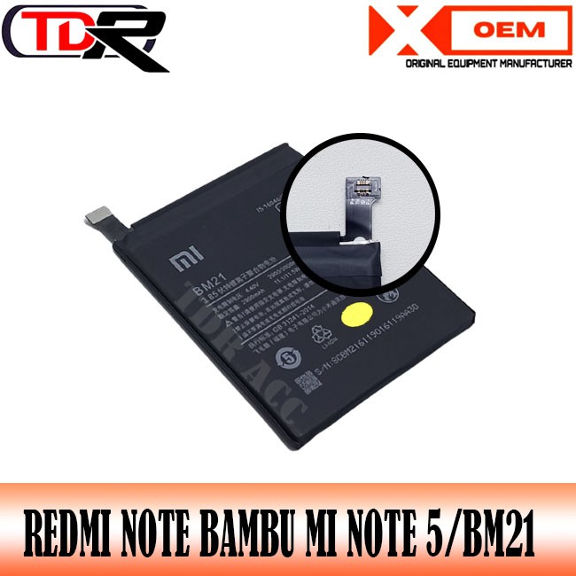 BATTERY BATERAI XIAOMI BM21 MI NOTE 5  MI NOTE BAMBU