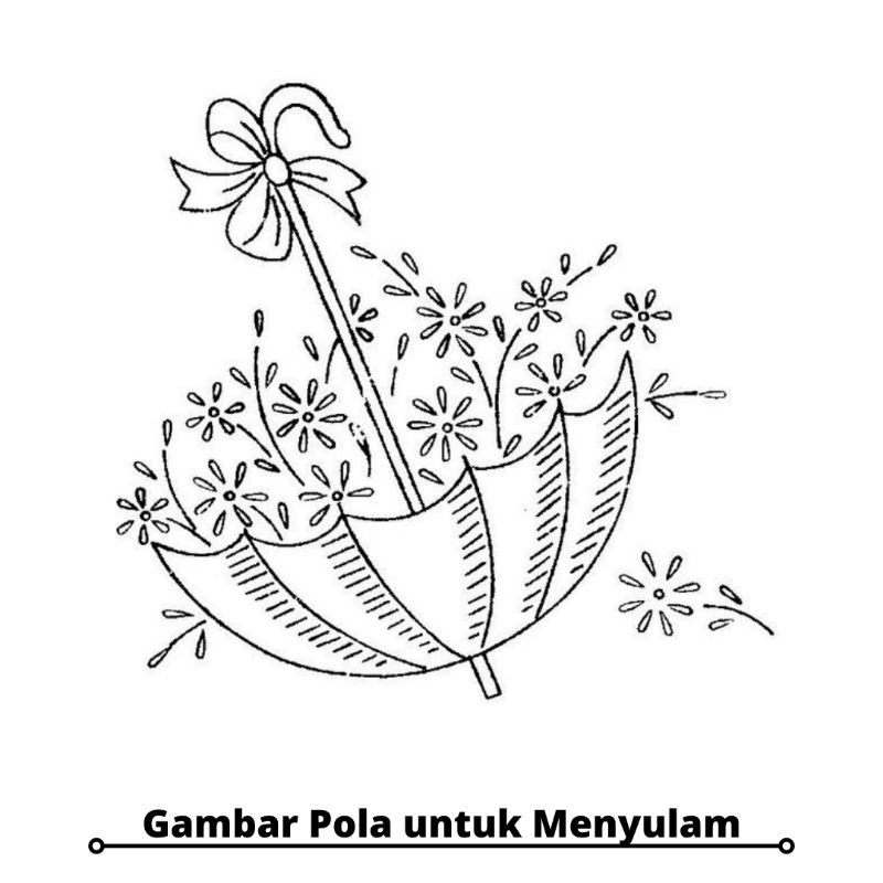 [Tambahan] Gambar Pola  untuk Menyulam -Flowers Edition-