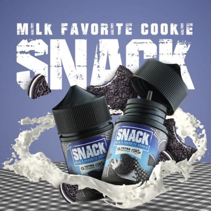 liquid Snack V3 Milks Favorite Cookie 60ML 3&amp;6Mg by Tetra Berpita Cukai