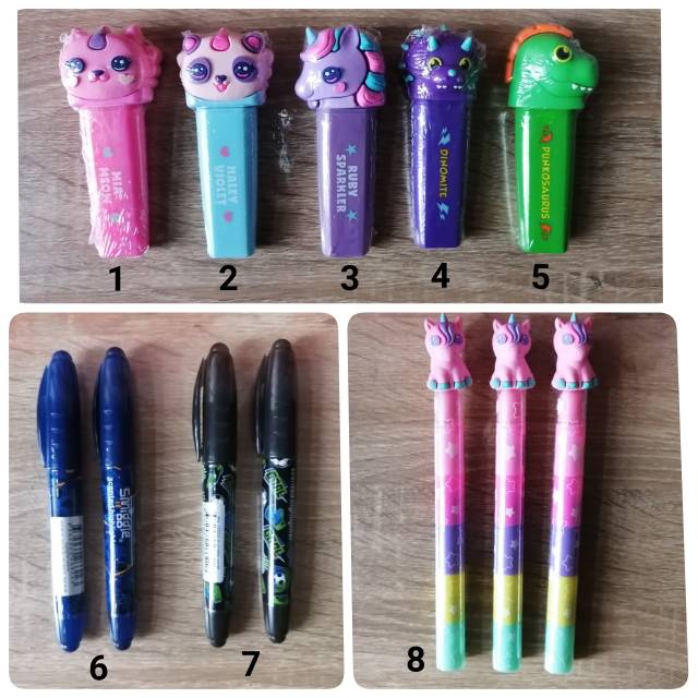 

Smiggle stabilo unicorn dino cat ball