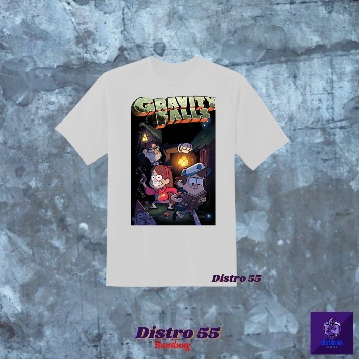 KAOS SERIAL FILM KARTUN GRAVITY FALLS  VINTAGE T SHIRT (UNISEX TEE) / TSHIRT FILM KARTUN GRAVITY FAL