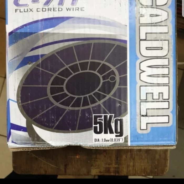KAWAT LAS CO FLUX CORE 1MM CALDWELL 5KG WIRE CO FLUX CORE 1MM