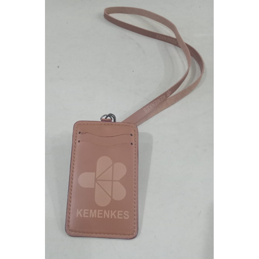 

kalung id card name tag tali lanyard logo KEMENKES