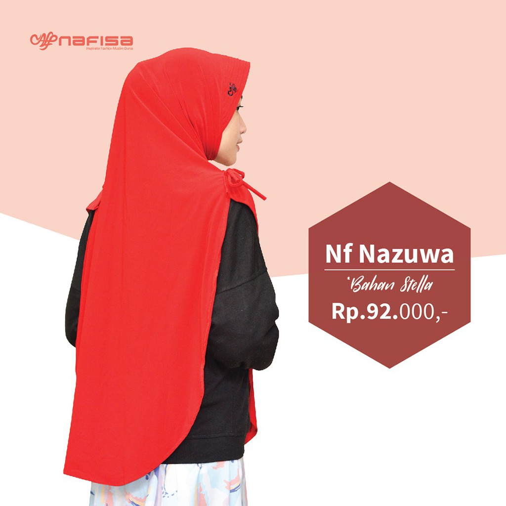 Jilbab Nafisa Nazuwa/Hijab Instan/Kerudung Murah/Berkualitas-1