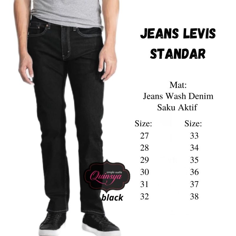 CELANA JEANS LEVIS STANDAR