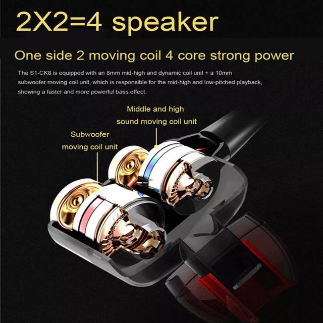 Headset Earphone In Ear Mega Bass Ori -Handsfree Stereo Mic Full Bass Original