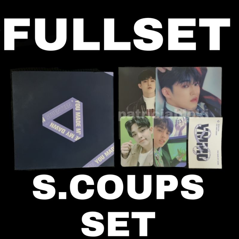 Fullset Album Seventeen YMMD Before Dawn Ver Unsealed S.coups Set Cheol Scoups photocard pc you made
