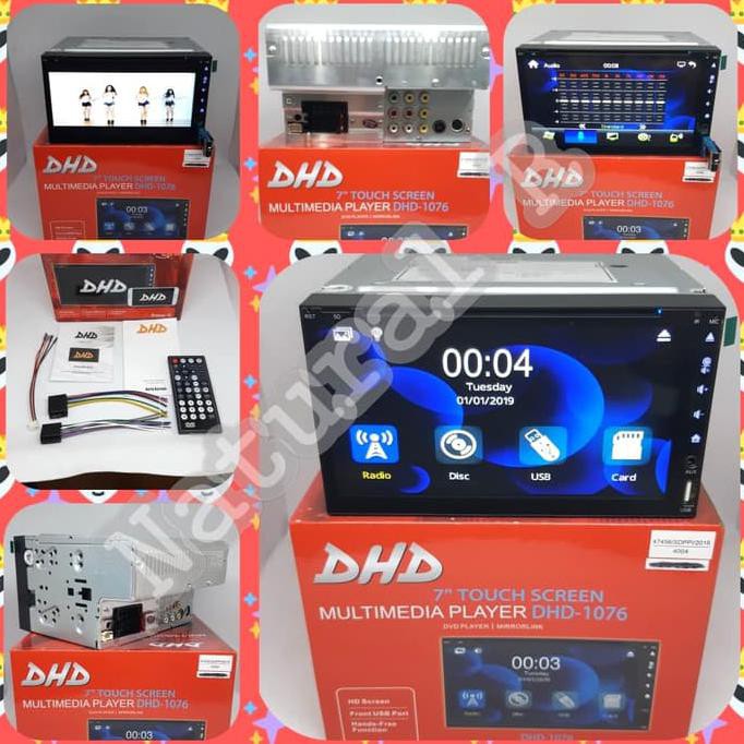 READY TV Mobil Doubledin DHD-1076 Fullglass, Mirrorlink