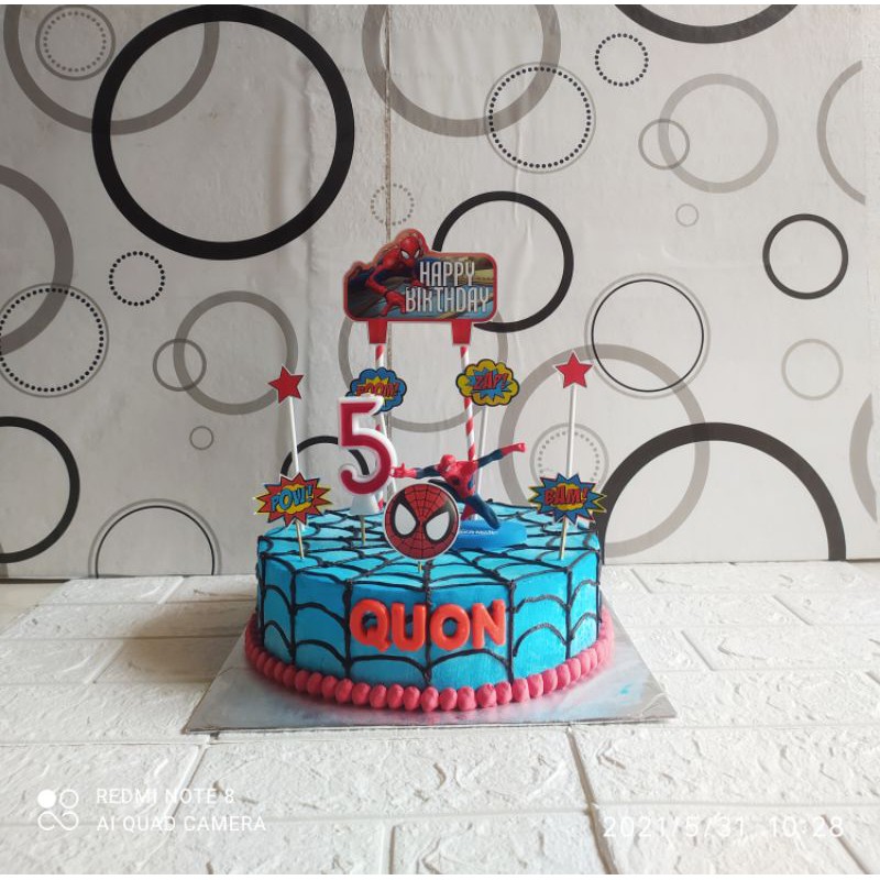 

HARGA PROMO !!! ICE CREAM TART, Karakter Spiderman, 24 cm, Tart Dalamnya 100% Ice Cream Tanpa Kue