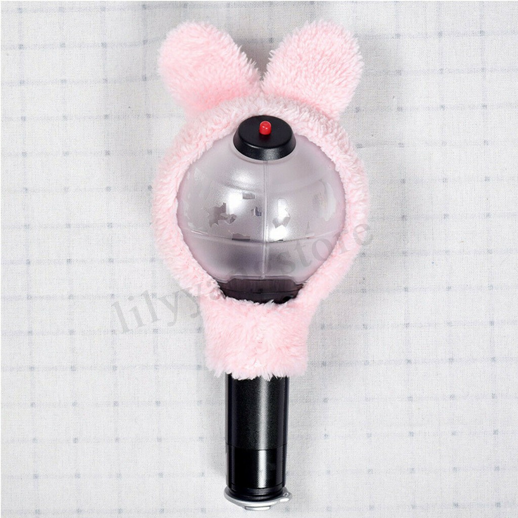 [Bayar Di Tempat]Plush Head Cover for Bangtan Boys KPOP   Army Bomb Light Stick LightStick