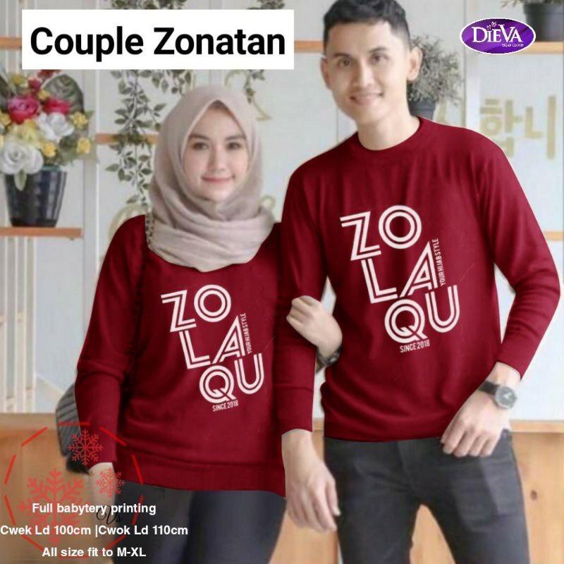 Sarimbit pasangan/SWEATER, SWITER PASANGAN/ KAOS COUPLE TERBARU | COUPLE ZONATAN | JAKET PASANGAN