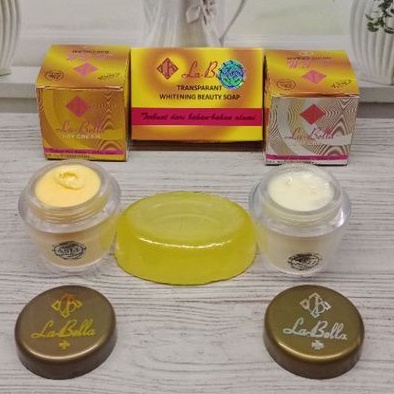 Paket Cream Labella Original (siang&amp;malam+Sabun) | Cream La bella