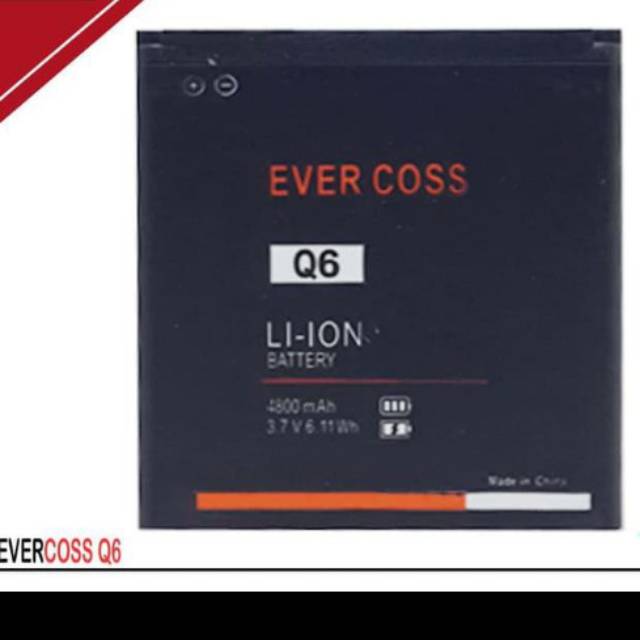 Batre bt evercoss Q6 original 4800mah Cros Q6