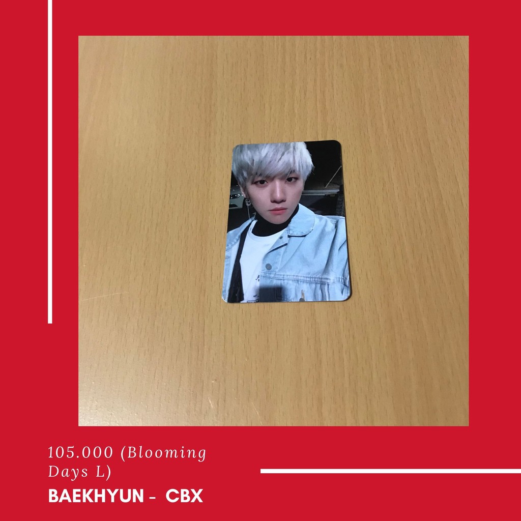 [ READY INA ] EXO Official Photocards BAEKHYUN - BLOOMING DAYS L Ver (BOOKED by. SHAFIRA)