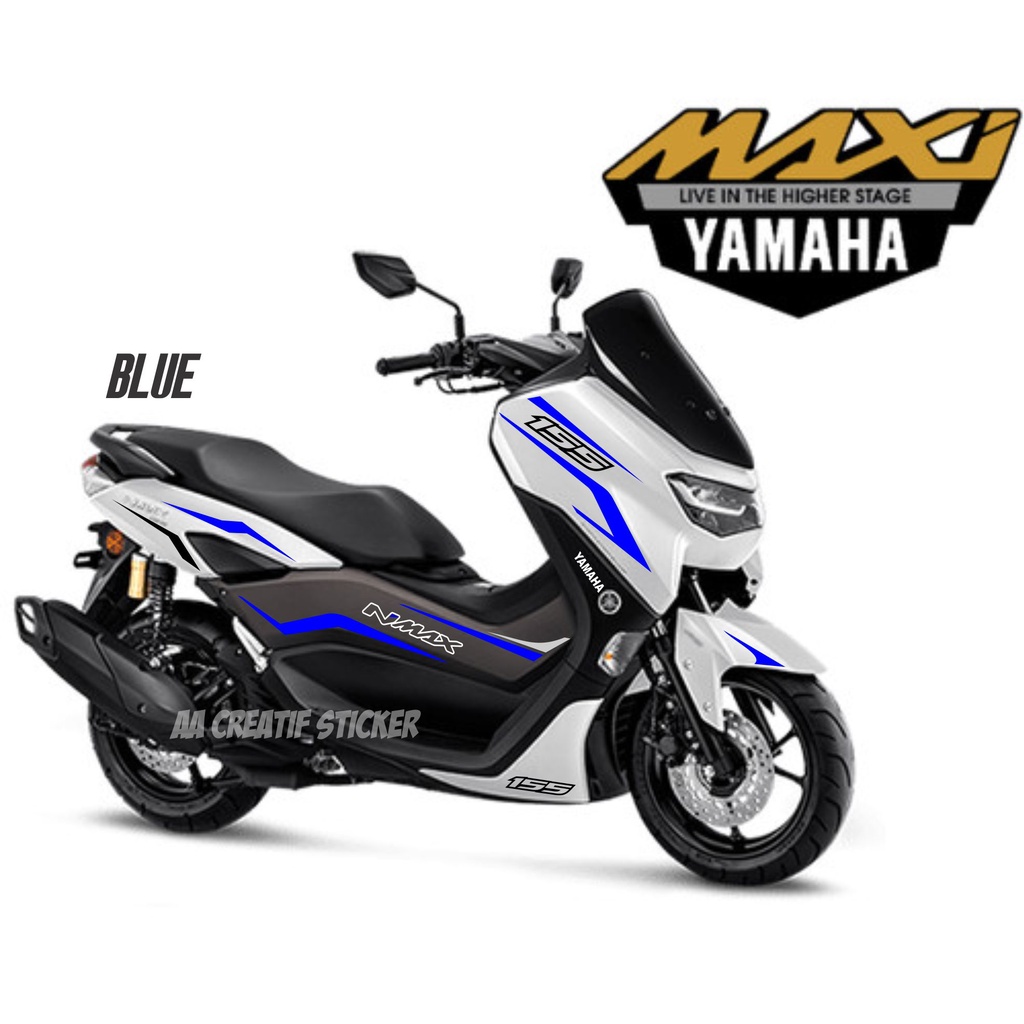 CUTTING STICKER ALL NEW NMAX 2020 2021 BLUE