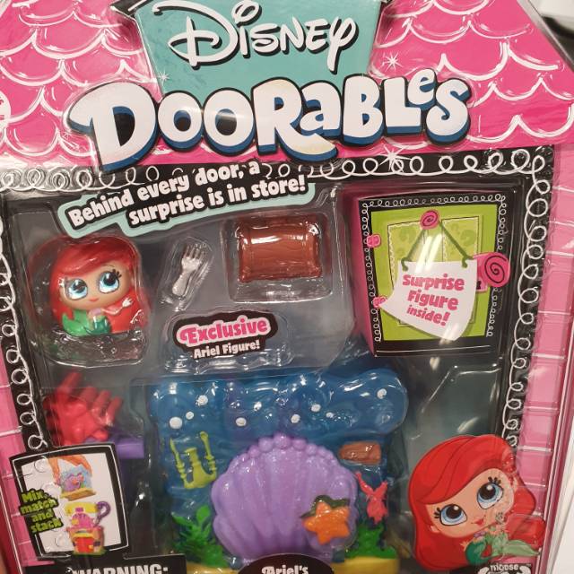 Disney doorables ariel mermaid mainan