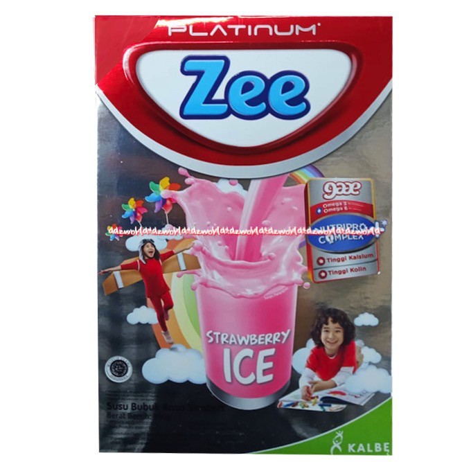 Susu Zee Platinum 350gr Coklat Strawberry Susu Zee Coklat Platinum