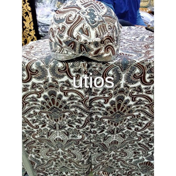 JARIK PRADA SEPASANG MOTIF PISANG BALI SILVER + BLANGKON